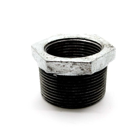 Thrifco Plumbing 1 Inch x 3/4 Inch Galvanized Steel Hex Bushing 5218065
